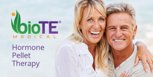 Woman embracing a man, Biote Hormone Pellet Therapy, Houston TX
